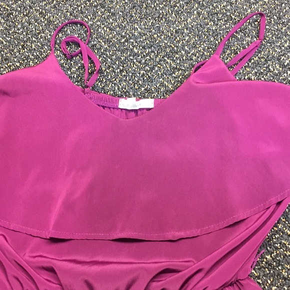 Satin jumper with belt - Picture 4 of 6